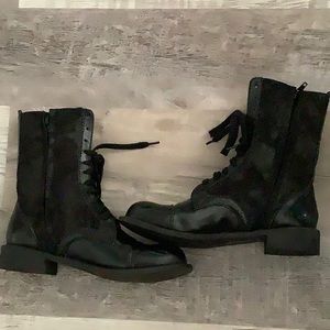 Dirty Laundry Black Boots - Manmade Material - Size 6-1/2